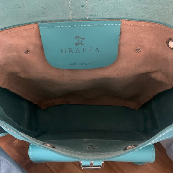 Leather backpack. Made in England. - Picture 8 of 11